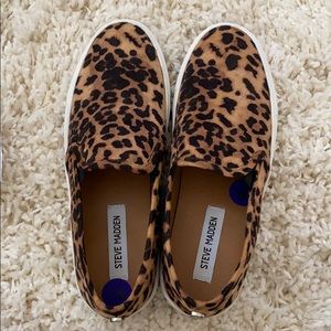 Leopard Steve Madden sneakers